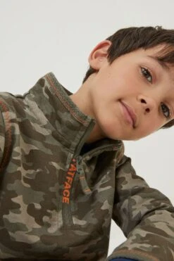 FatFace Green Bude Sweatshirt -Fat Face Shop D61437s3