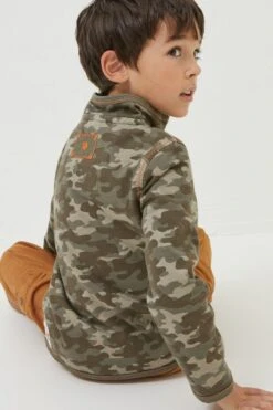 FatFace Green Bude Sweatshirt -Fat Face Shop D61437s4