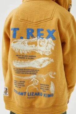 FatFace Yellow Zip Through Hoodie -Fat Face Shop D61455s9