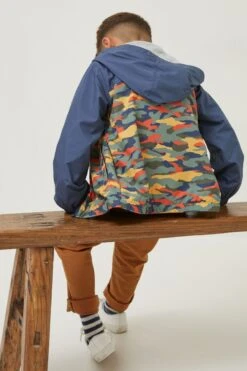 FatFace Blue Cagoule Jacket -Fat Face Shop D61459s3