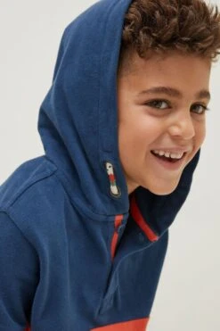 FatFace Blue Ringmore Colourblock T-Shirt -Fat Face Shop D61471s4