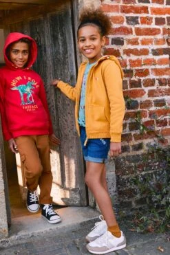 FatFace Yellow Bunny Zip Through Hoodie -Fat Face Shop D61478s3