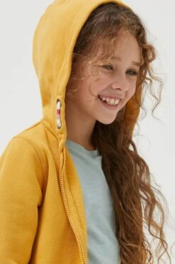 FatFace Yellow Bunny Zip Through Hoodie -Fat Face Shop D61478s8