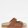 FatFace Meldon Brown Flatform Sandals -Fat Face Shop D63 748s