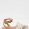 FatFace Natural Tilly Crochet Sandals -Fat Face Shop D63 751s