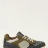 FatFace Blue Colourblock Trainers 2 FatFace Blue Colourblock Trainers -Fat Face Shop D63 771s