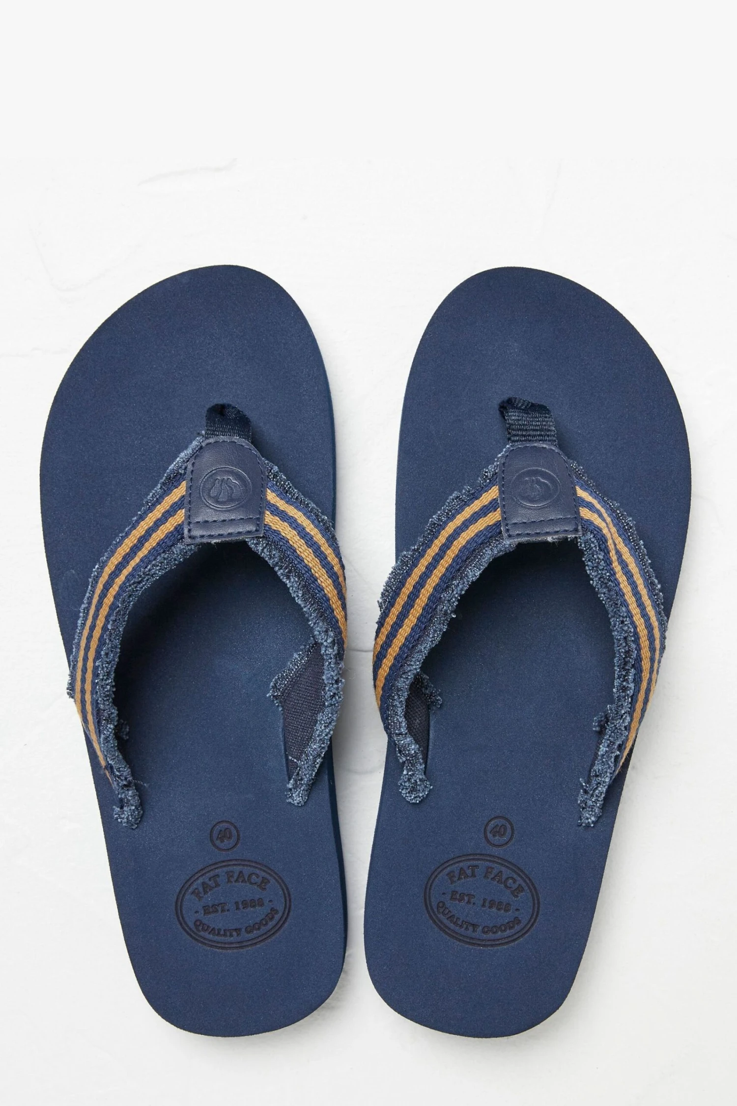 FatFace Blue Harris Flip Flops 4 FatFace Blue Harris Flip Flops - Image 2