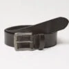 FatFace Italian Black Leather Belt -Fat Face Shop D64 462s