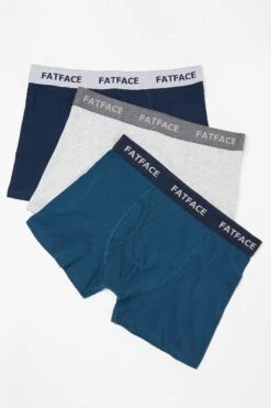 FatFace Green Boxers 3 Pack
