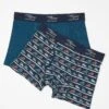 FatFace Blue Land Rover Boxers 2 Pack -Fat Face Shop D64426s