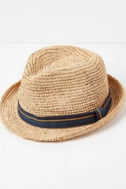 FatFace Natural Trilby Hat