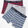FatFace Bude Stripe Boxers Three Pack