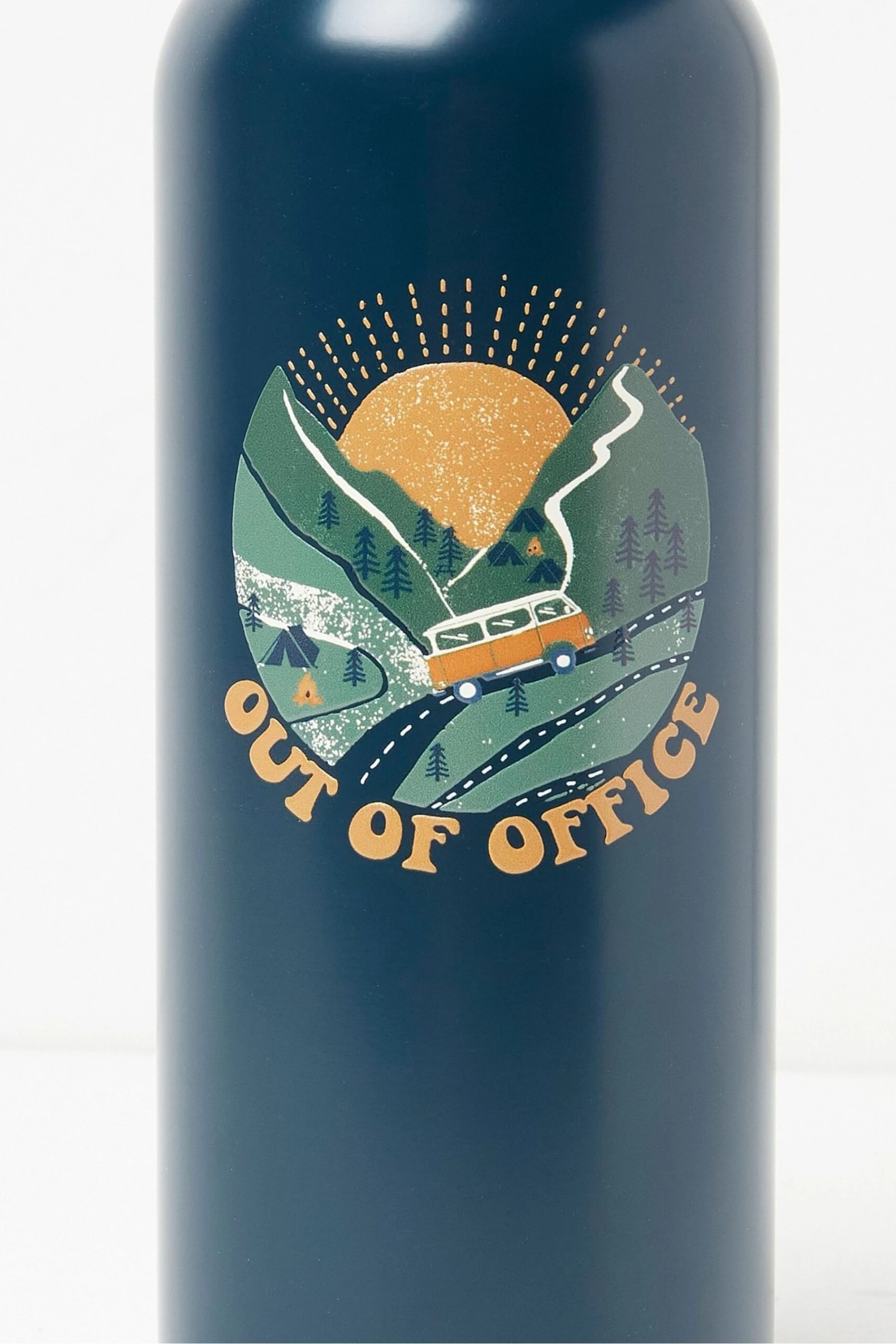 FatFace Blue Camper Water Bottle 4 FatFace Blue Camper Water Bottle - Image 2