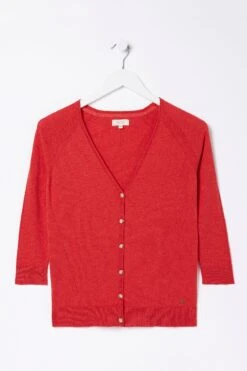 FatFace Red Rose Cardigan -Fat Face Shop D69763s5