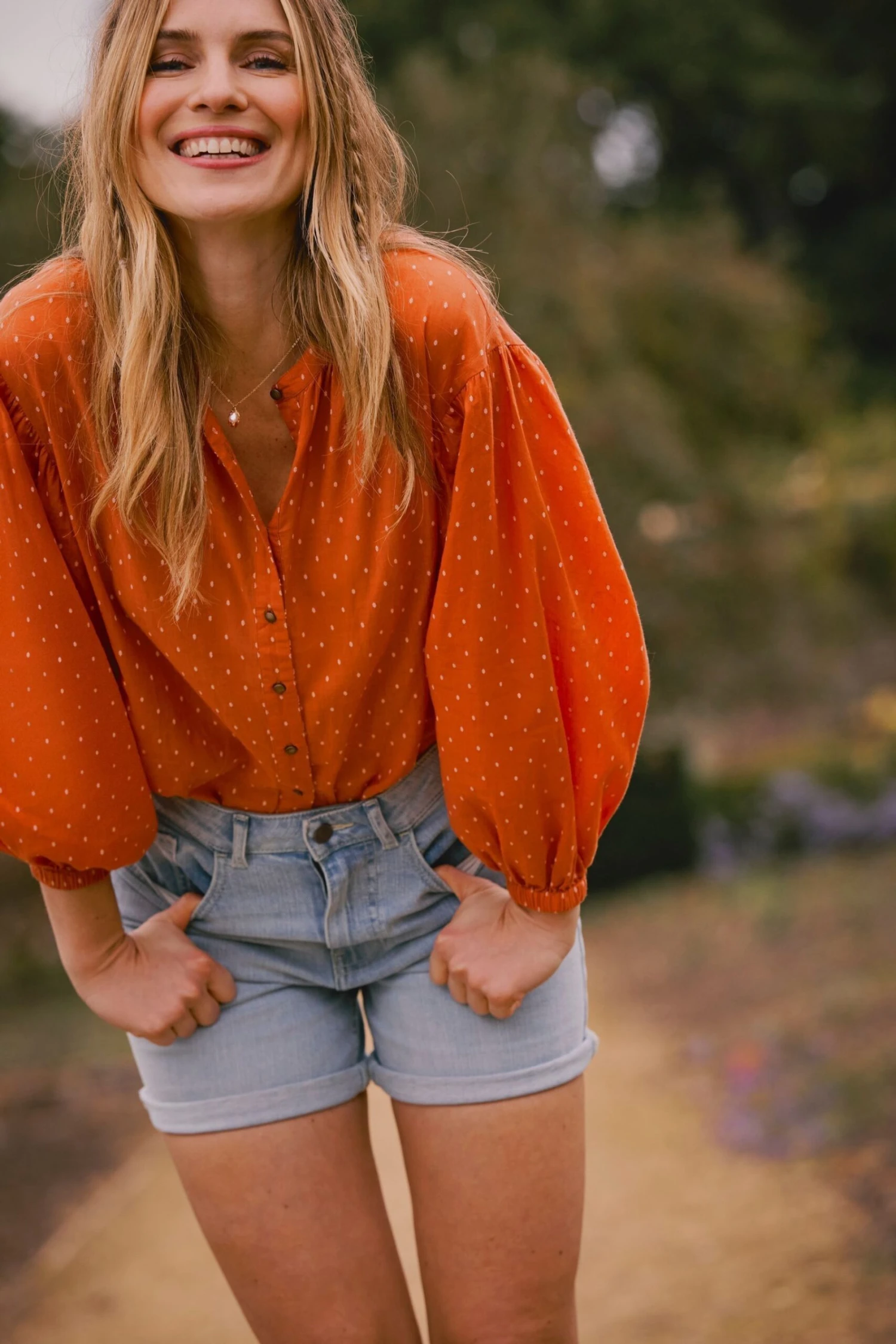 FatFace Brown Jude Jacquard Blouse 3 FatFace Brown Jude Jacquard Blouse