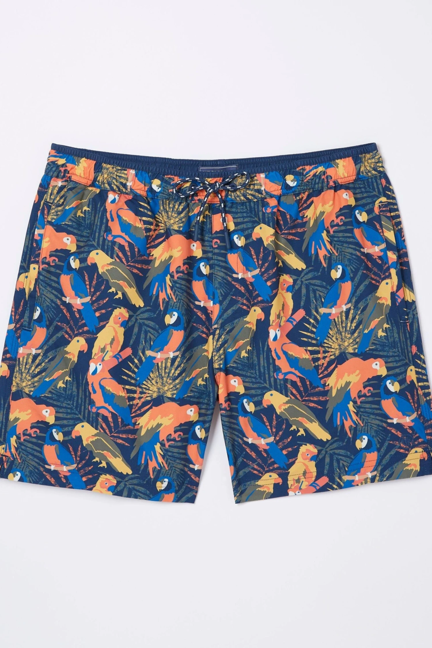 FatFace Blue Trevose Parrot Swim Shorts 3 FatFace Blue Trevose Parrot Swim Shorts