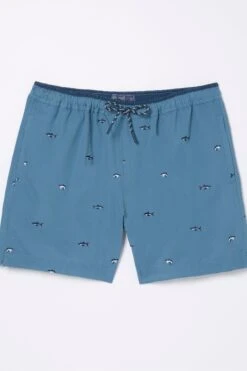 FatFace Blue Trevose Shark Swim Shorts 13 FatFace Blue Trevose Shark Swim Shorts -Fat Face Shop D70152s6