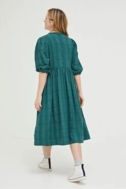 FatFace Green Hadley Midi Dress -Fat Face Shop D78312s2