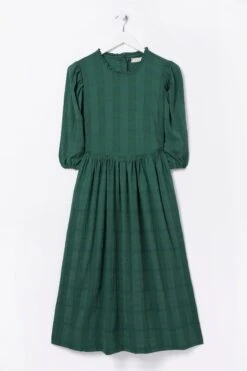FatFace Green Hadley Midi Dress -Fat Face Shop D78312s5
