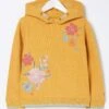 FatFace Yellow Flower Placement Popover Hoodie -Fat Face Shop D78314s