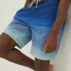 FatFace Blue Camber Ombre Swim Shorts