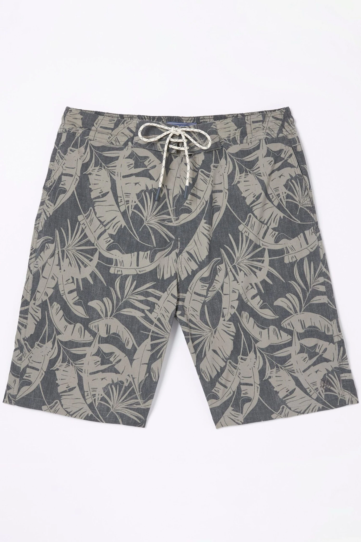 FatFace Grey Camber Leaf Print Swim Shorts 6 FatFace Grey Camber Leaf Print Swim Shorts - Image 4
