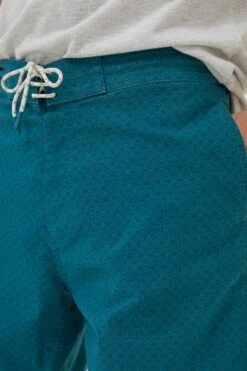 FatFace Green Camber Geo Print Swim Shorts -Fat Face Shop D78318s3