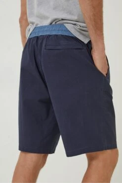 FatFace Blue Camber Plain Swim Shorts -Fat Face Shop D78327s3