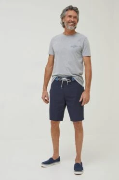 FatFace Blue Camber Plain Swim Shorts -Fat Face Shop D78327s4