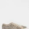 FatFace Natural Harlow Animal Print Trainers -Fat Face Shop D90551s