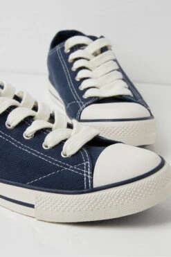 FatFace Blue Alfie Lace Up Trainers -Fat Face Shop D90553s3