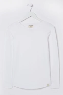 FatFace Bree White Organic Cotton T-Shirt -Fat Face Shop D90569s5