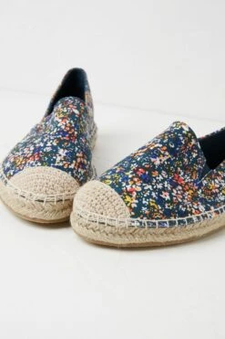 FatFace Blue Maggie Printed Espadrilles -Fat Face Shop D90572s3