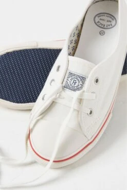 FatFace White Ballet Trainers -Fat Face Shop D90582s3