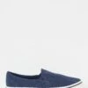 FatFace Blue Ollie Slip On Trainers -Fat Face Shop D90584s