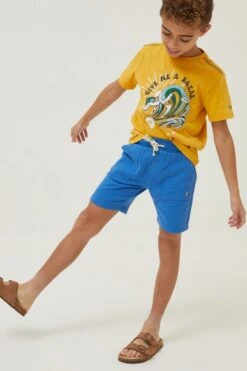 FatFace Blue Eddie Sweat Shorts -Fat Face Shop D90591s3