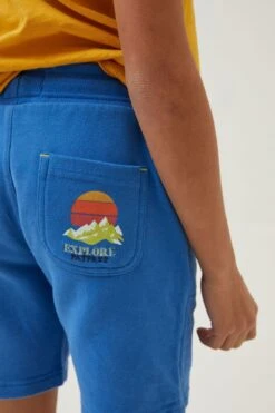 FatFace Blue Eddie Sweat Shorts -Fat Face Shop D90591s4