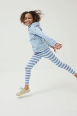 FatFace Blue Bird Print 2 Pack Leggings -Fat Face Shop D90594s6