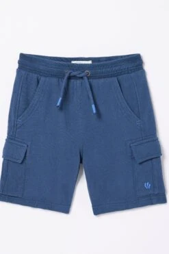 FatFace Blue Hatfield Cargo Sweat Shorts -Fat Face Shop D90597s5