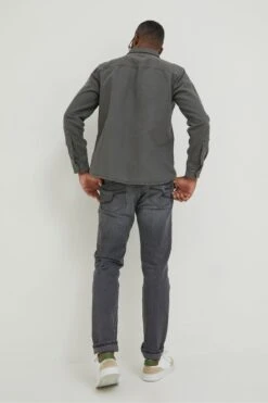 FatFace Grey Rafety Twill Shirt -Fat Face Shop D91525s2
