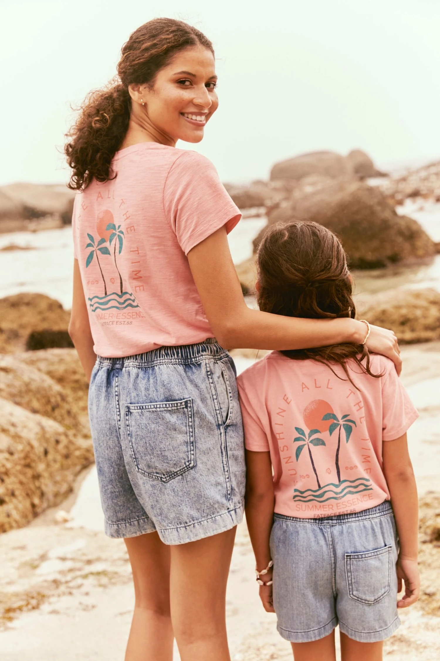 FatFace Pink Sunshine All The Time T-Shirt 3 FatFace Pink Sunshine All The Time T-Shirt