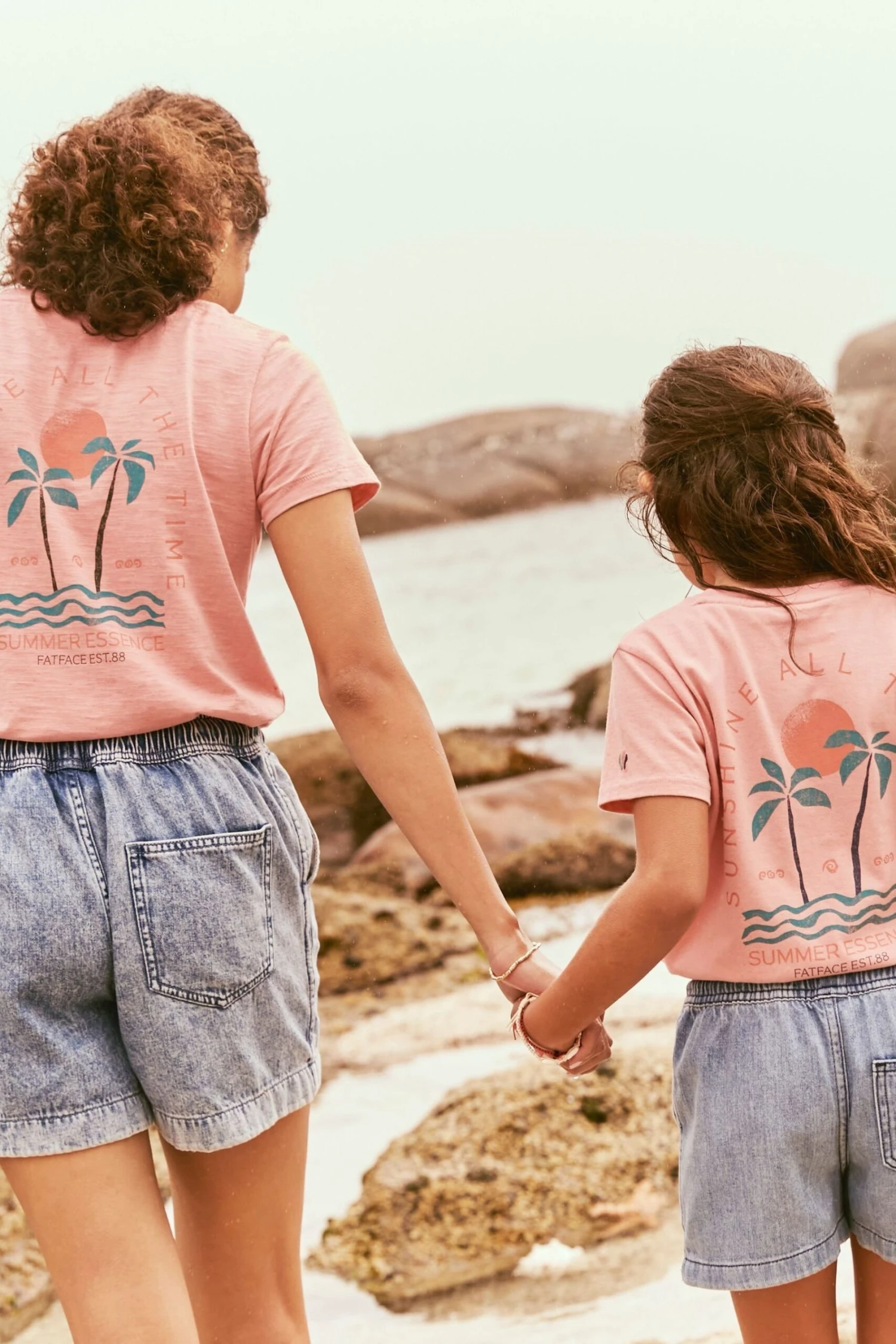 FatFace Pink Sunshine All The Time T-Shirt 4 FatFace Pink Sunshine All The Time T-Shirt - Image 2