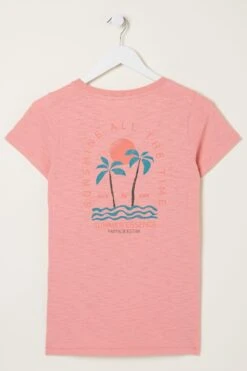 FatFace Pink Sunshine All The Time T-Shirt 15 FatFace Pink Sunshine All The Time T-Shirt -Fat Face Shop M85 962s7