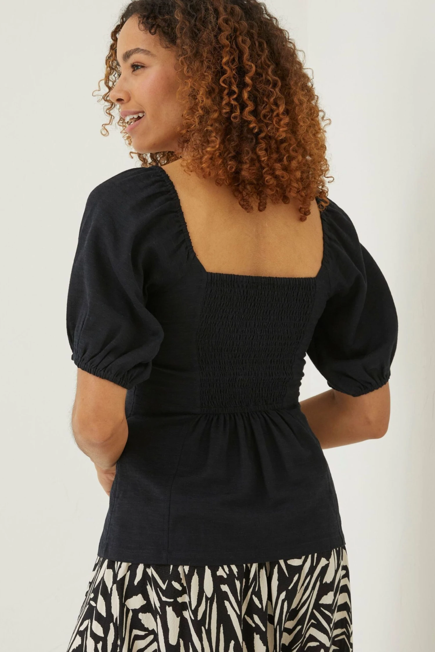 FatFace Alice Black Top 4 FatFace Alice Black Top - Image 2