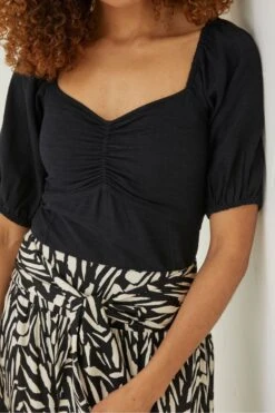 FatFace Alice Black Top 8 FatFace Alice Black Top -Fat Face Shop M85925s3