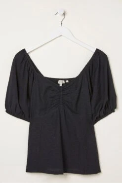 FatFace Alice Black Top 9 FatFace Alice Black Top -Fat Face Shop M85925s4