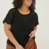 FatFace Carrie Crochet Top