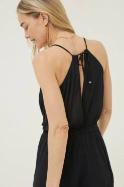 FatFace Hollywell Black Jumpsuit -Fat Face Shop M85981s5