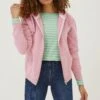FatFace Pink Amy Zip Through Hoodie -Fat Face Shop M86570s