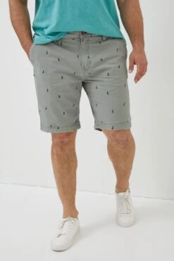 FatFace Green Cove Boat Embroidered Shorts